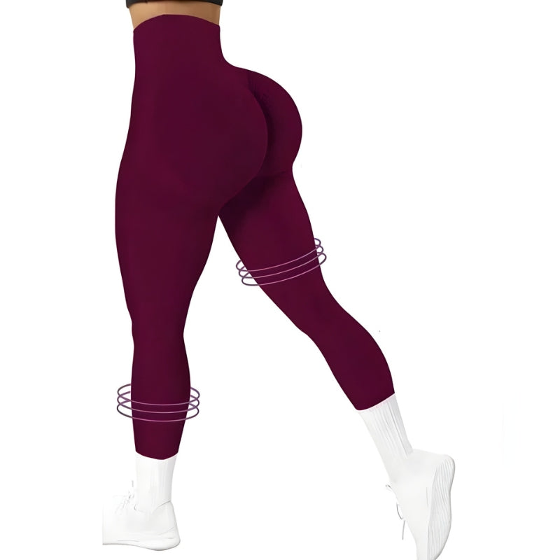 Women’s High-Waist Seamless Yoga Capri Leggings