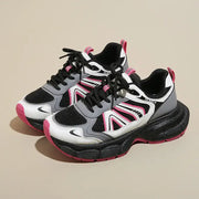 Women Sneakers – Lace Up Platform Athletic Shoes