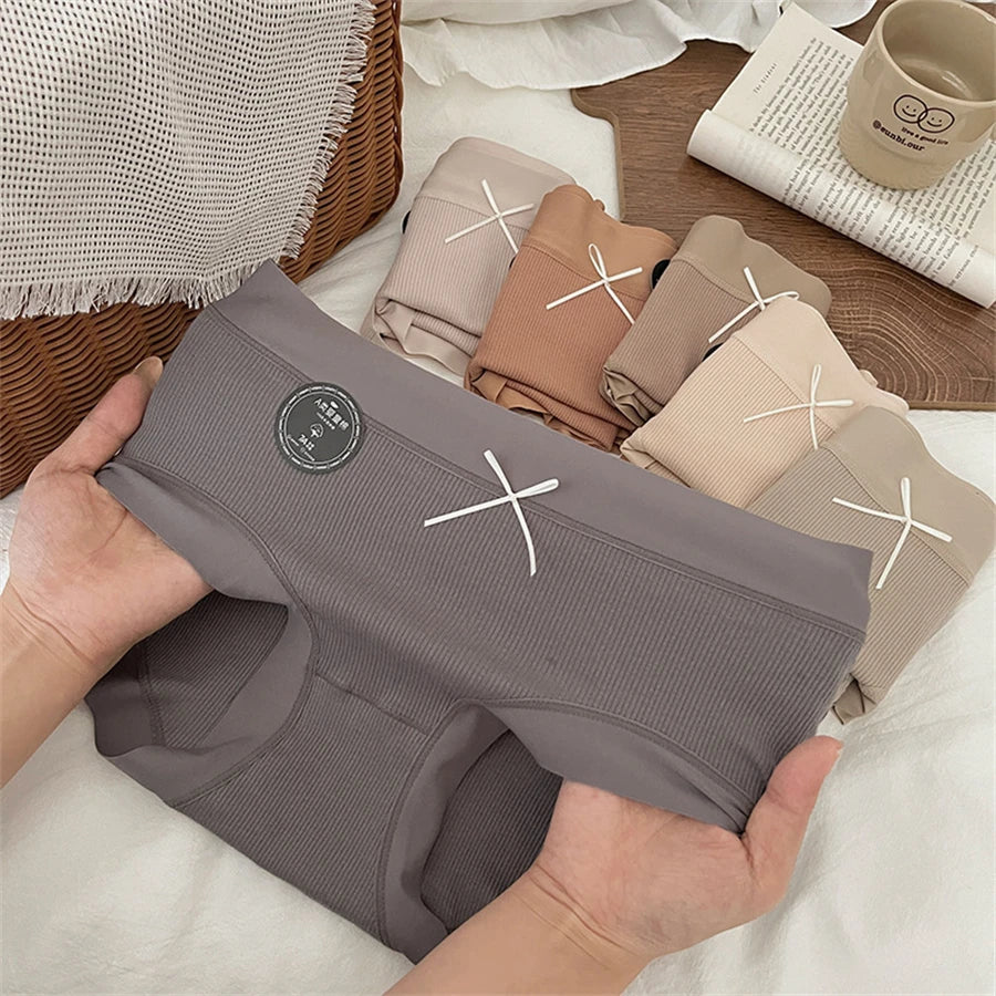 Cute Bow Cotton Panties for Women