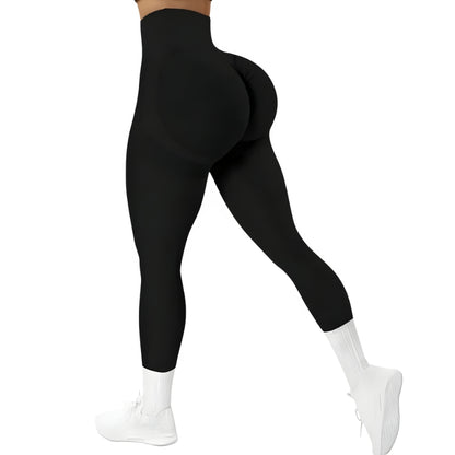 Women’s High-Waist Seamless Yoga Capri Leggings