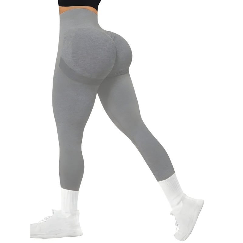 Women’s High-Waist Seamless Yoga Capri Leggings