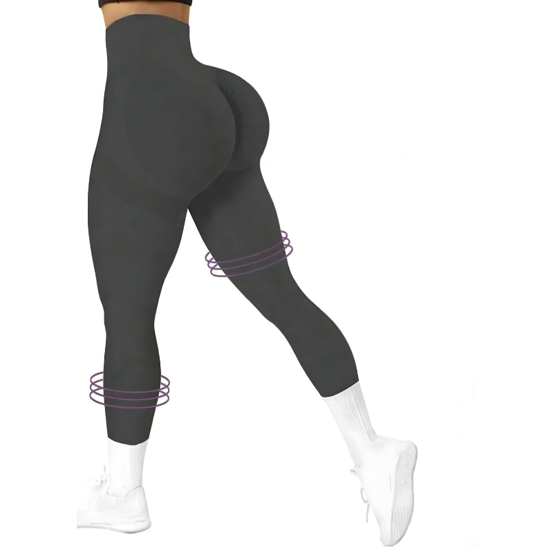 Women’s High-Waist Seamless Yoga Capri Leggings
