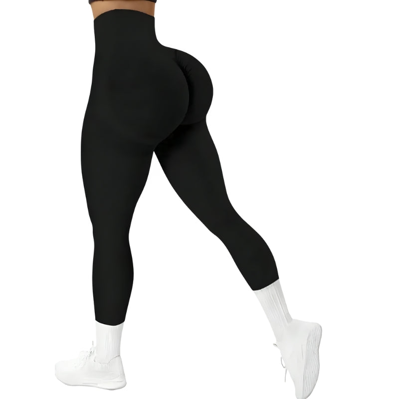 Women’s High-Waist Seamless Yoga Capri Leggings