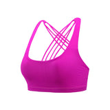 Push Up Cross Back Sports Bra