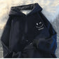 Smiley Face Oversized Hoodie