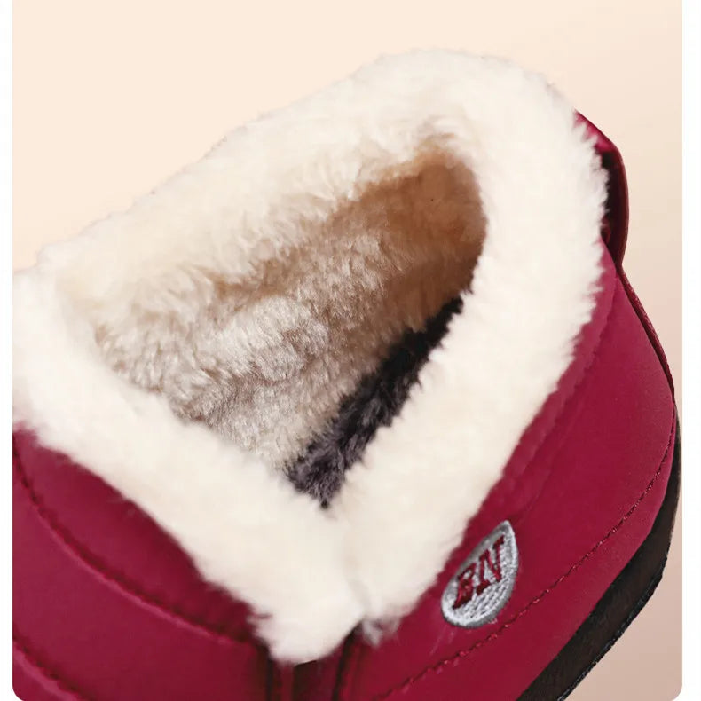 Women’s Warm Winter Slip-On Boots
