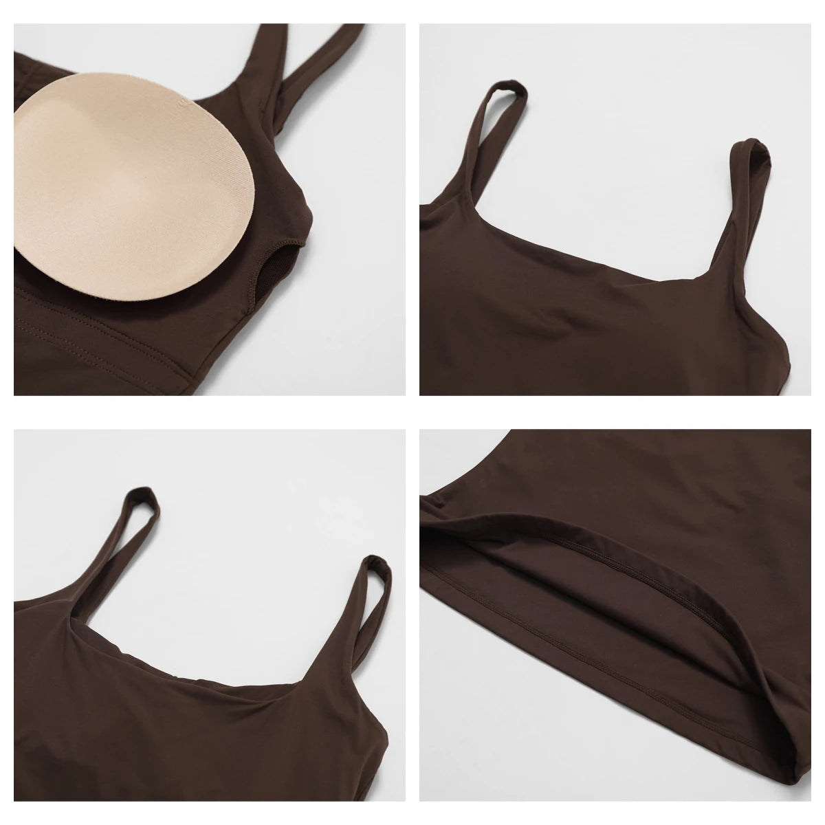 Square Neck Yoga & Gym Top