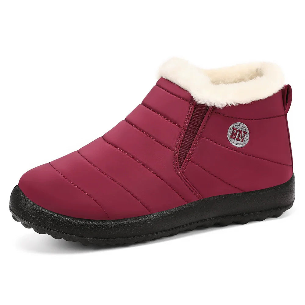 Women’s Warm Winter Slip-On Boots