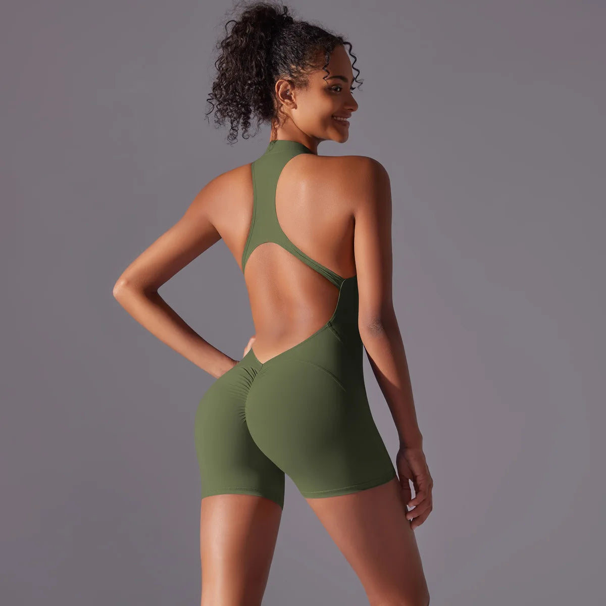 Women’s Scrunch Butt Sports Jumpsuit
