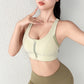 High-Impact Sports Bra with Zipper