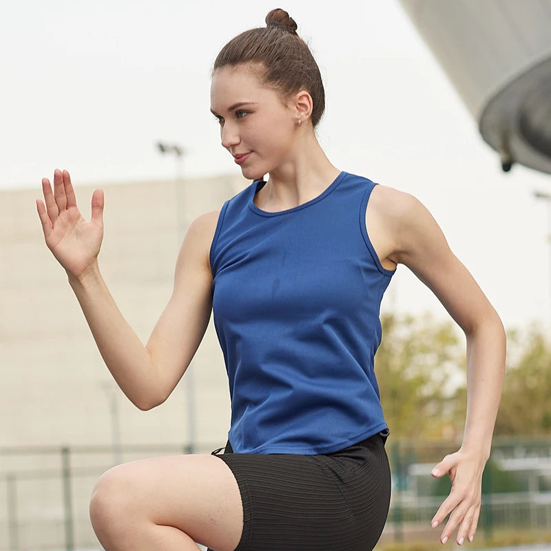 Sleeveless Gym & Track Top