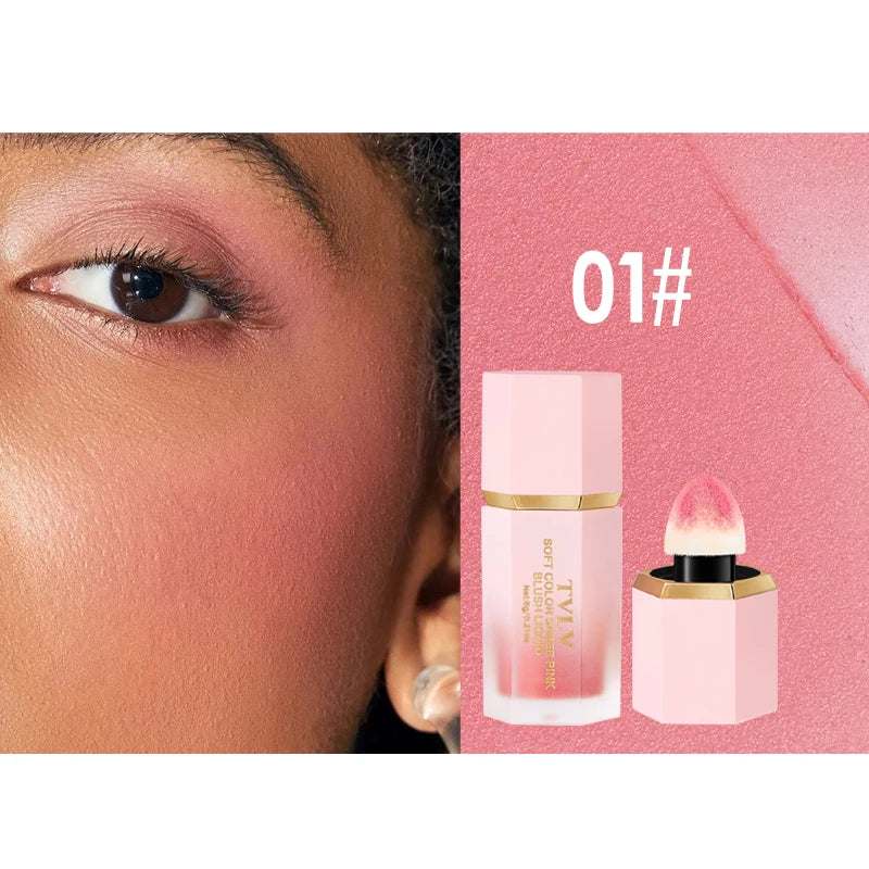 4-Color Waterproof Liquid Blusher