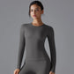 Breathable Slim Fit Long Sleeve Sports Top