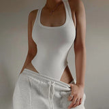 Women’s Sexy High-Waist Knit Bodysuit