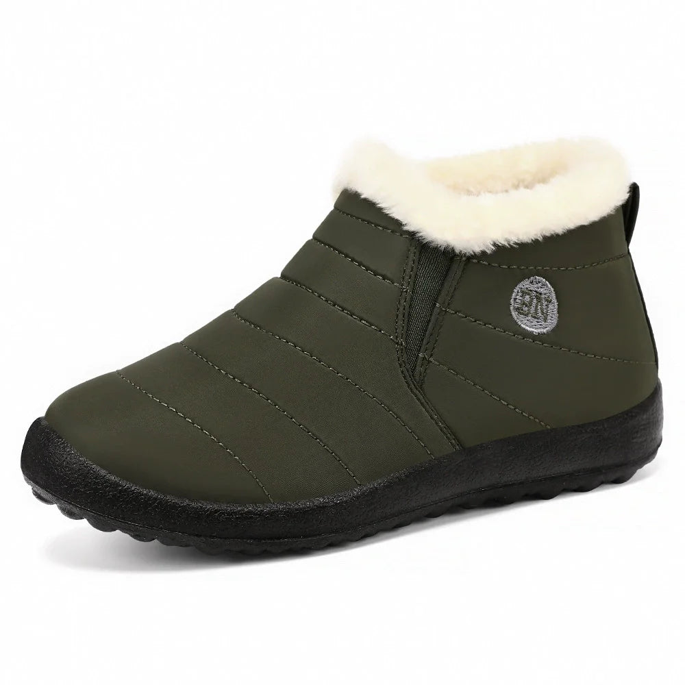 Women’s Warm Winter Slip-On Boots