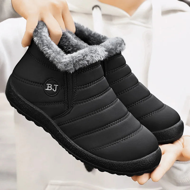 Women’s Warm Winter Slip-On Boots