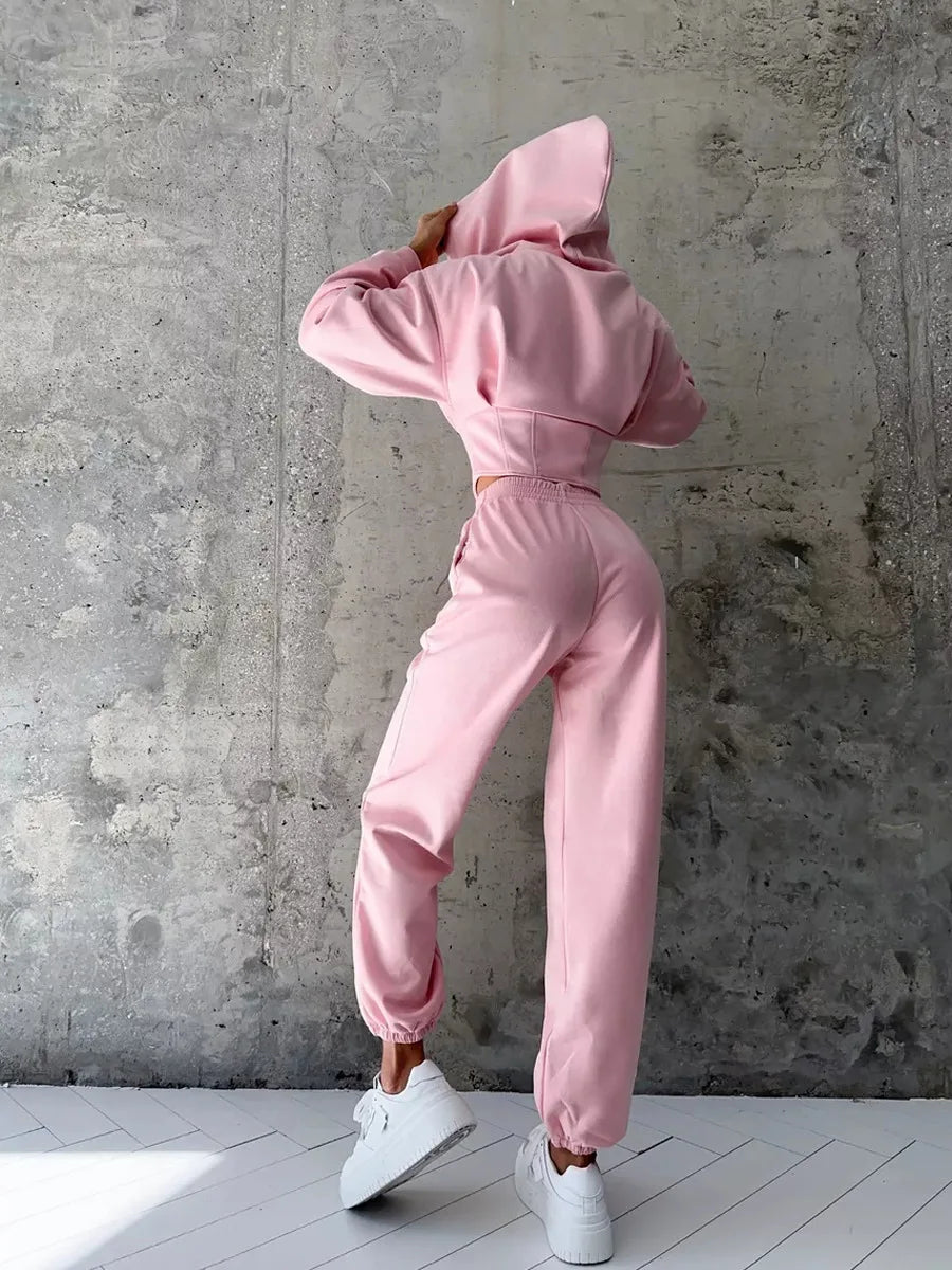 Autumn Winter Patchwork Tracksuit