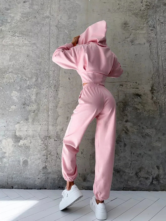 Autumn Winter Patchwork Tracksuit
