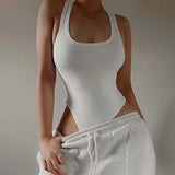 Women’s Sexy High-Waist Knit Bodysuit