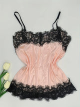 Sexy Silk Sleepwear Pajama Set