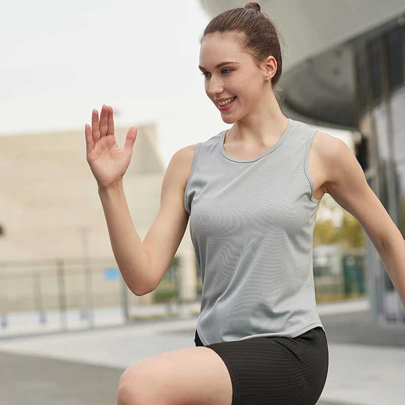 Sleeveless Gym & Track Top