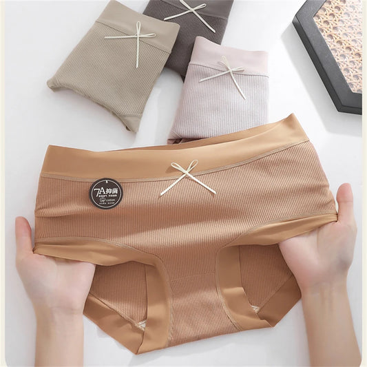 Cute Bow Cotton Panties for Women