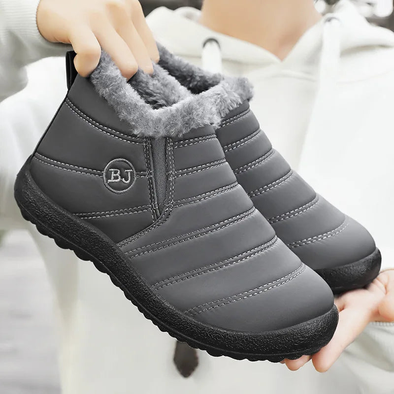 Women’s Warm Winter Slip-On Boots