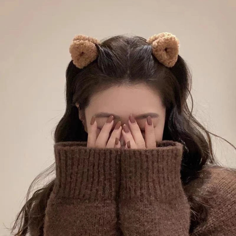 Soft Plush Cat Ear Hair Accessories