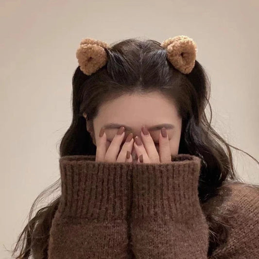 Soft Plush Cat Ear Hair Accessories