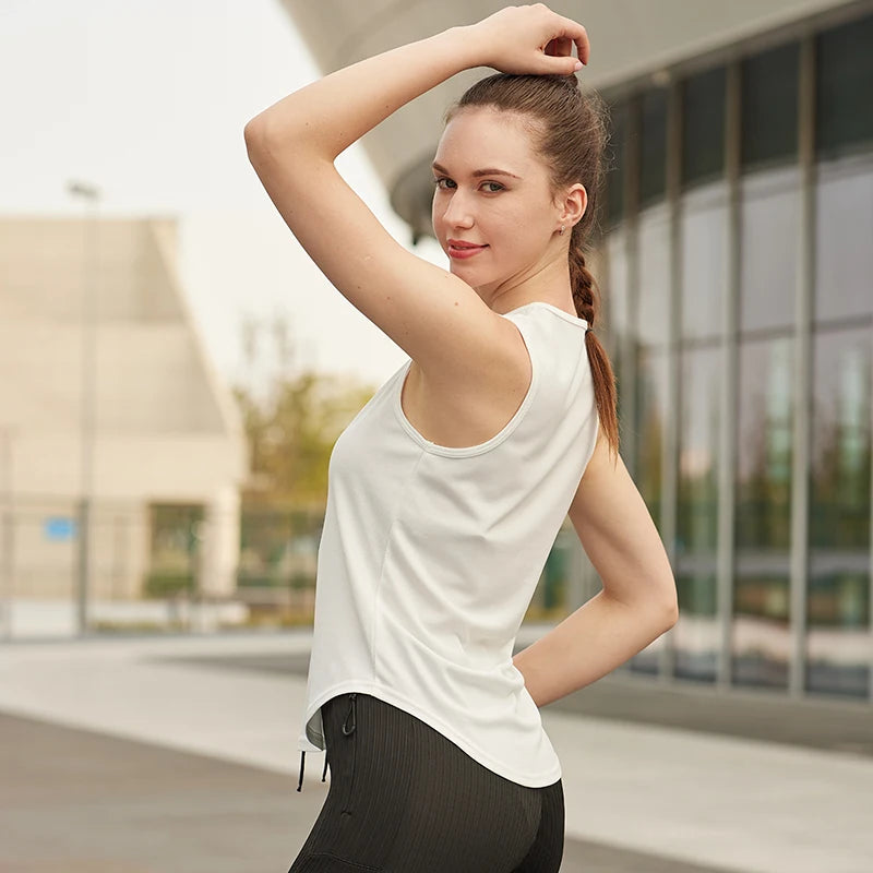 Sleeveless Gym & Track Top