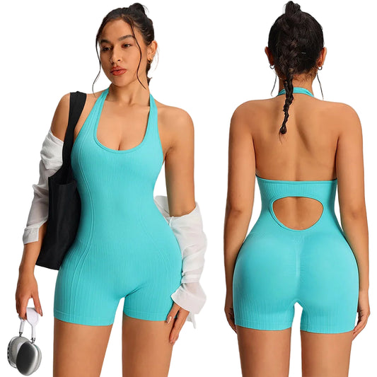 Summer Yoga Bodysuit Romper