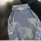 Smiley Face Oversized Hoodie