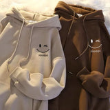 Smiley Face Oversized Hoodie