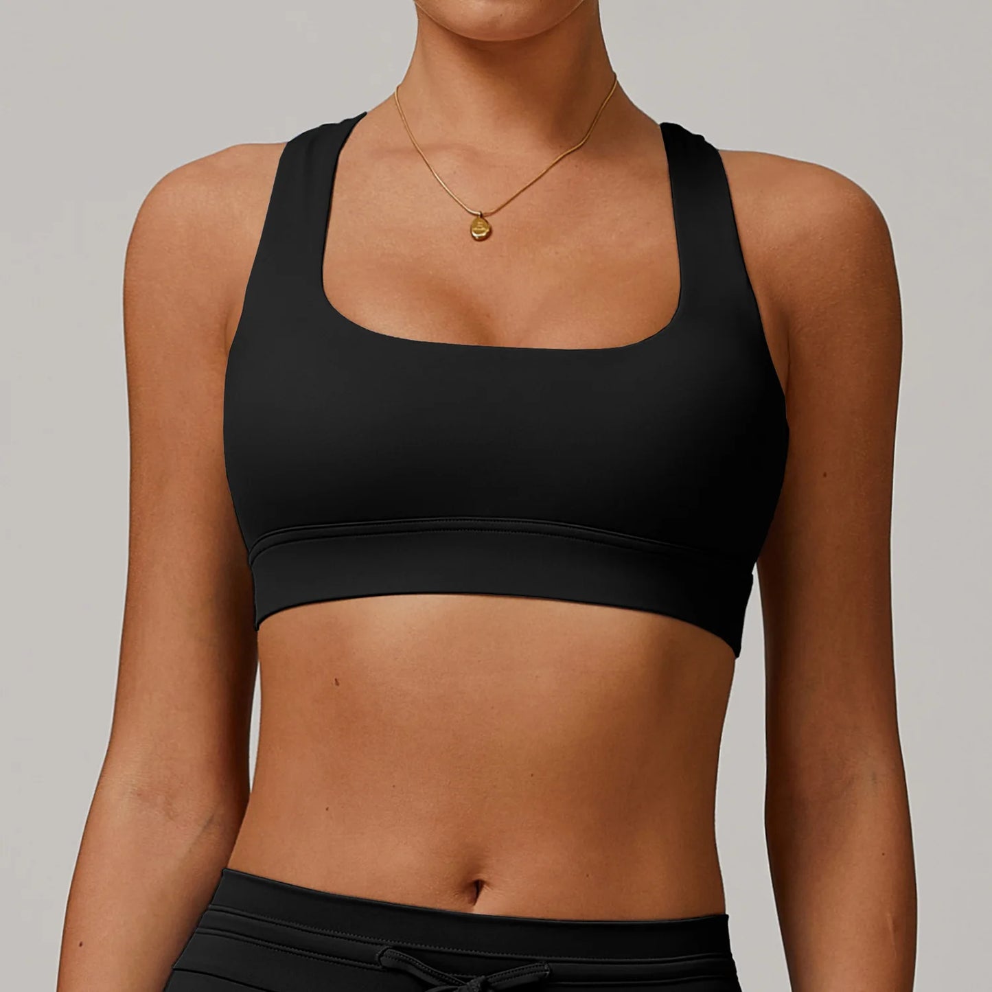 High Support Cross Back Sports Bra