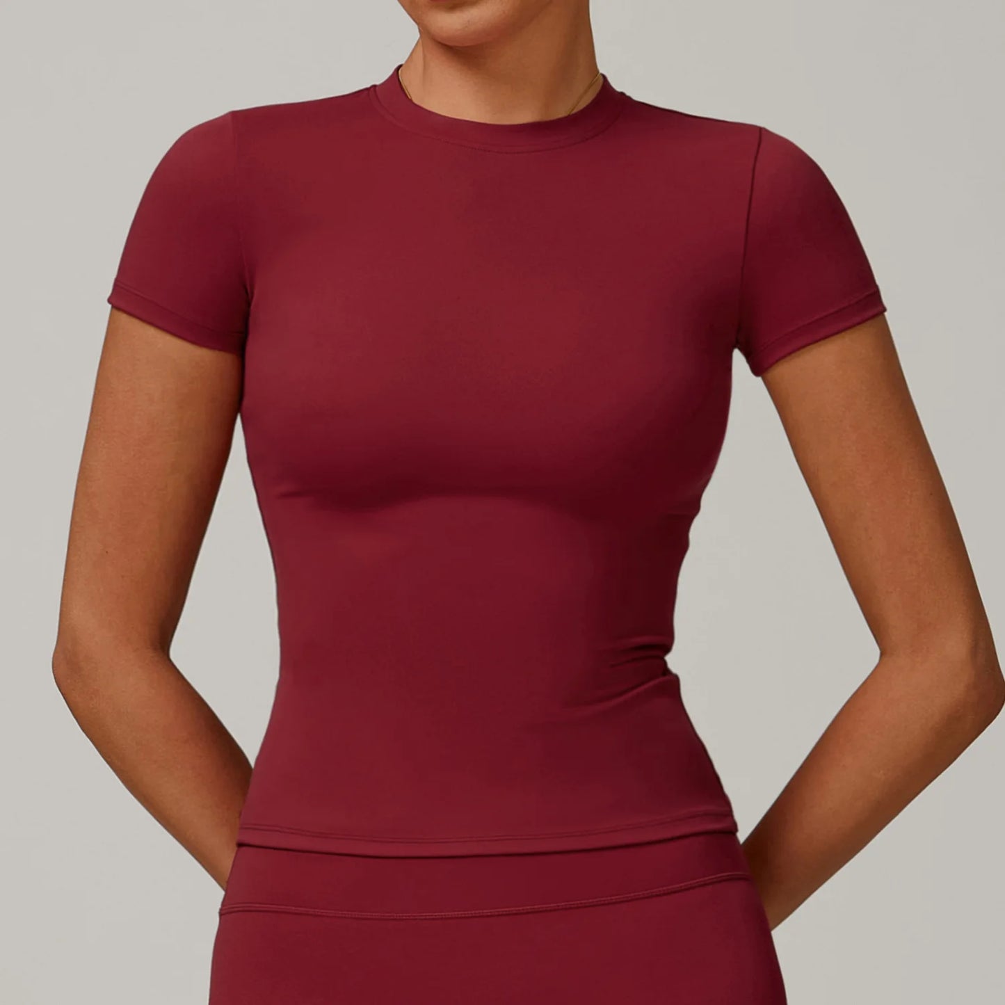 Slim Fit Yoga & Running Tee